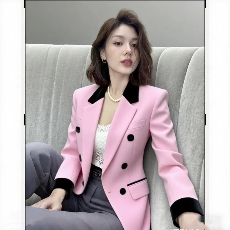 休闲西装外套短款新款时尚高级春秋季潮流韩版气质小个子西服上衣