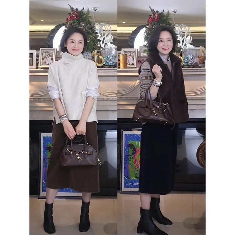 我是摩羯MIU系贝壳包 韩国植鞣小羊皮手提斜挎百搭保龄球包托特包