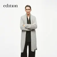 【商场同款】edition2025冬新款羊驼毛绵羊毛毛衣外套#EBE4CAR021