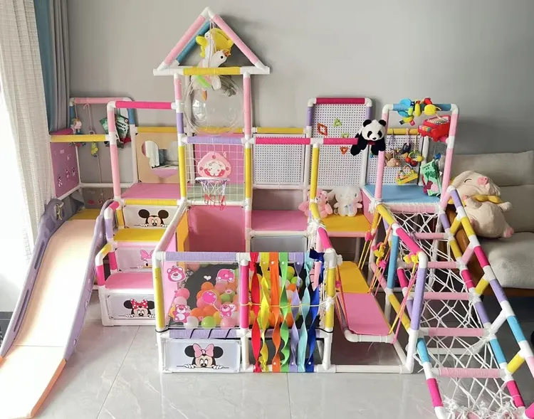 【全国包邮】室内攀爬架儿童室内pvc管全套自制材料配件款式可定制