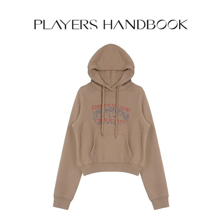 PH《甄巧熔岩》潮流小众洗水印花时尚休闲百搭连帽卫衣 PH5112