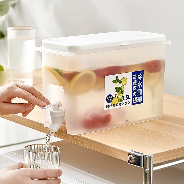 【新疆包邮】3.5L加厚款冷水壶耐高温带水龙头水壶冰箱凉水壶大容量