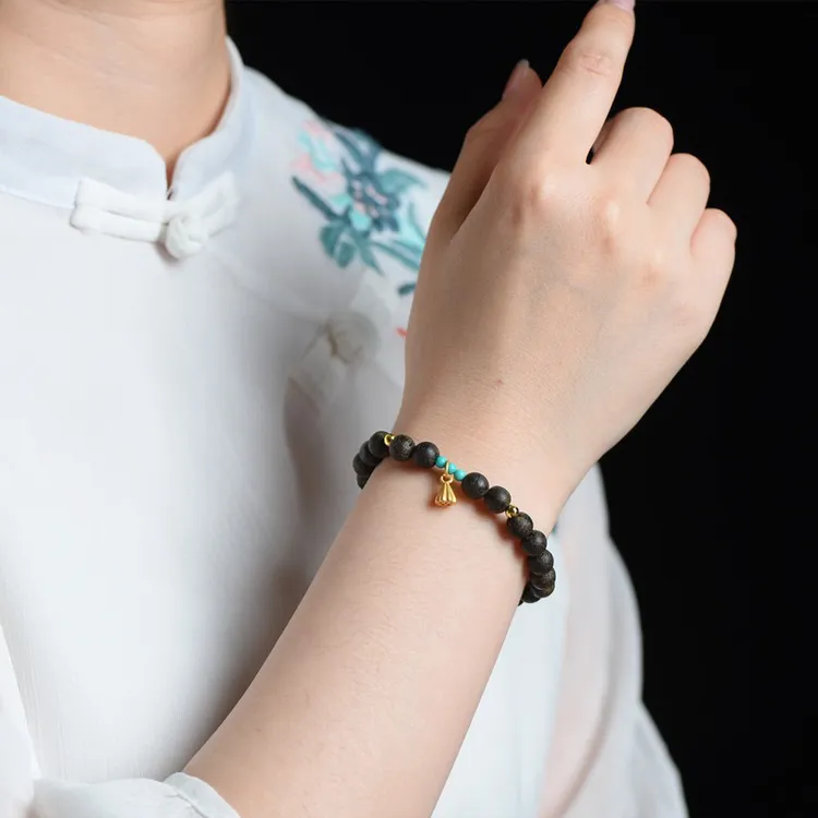 非金属木质手链 男女木质民族风饰品手串手工手链时髦情侣古风