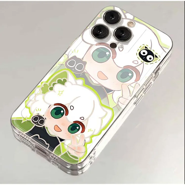 比耶罗小黑适用iPhone16手机壳vivo小米15oppo透明华为荣耀一加软