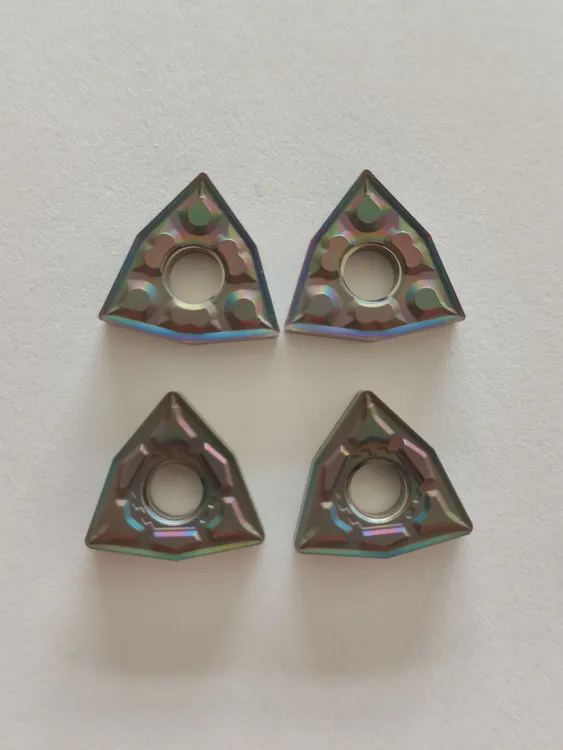 七彩刀片加工焊把焊接高温合金WNMG080408-GF AP105