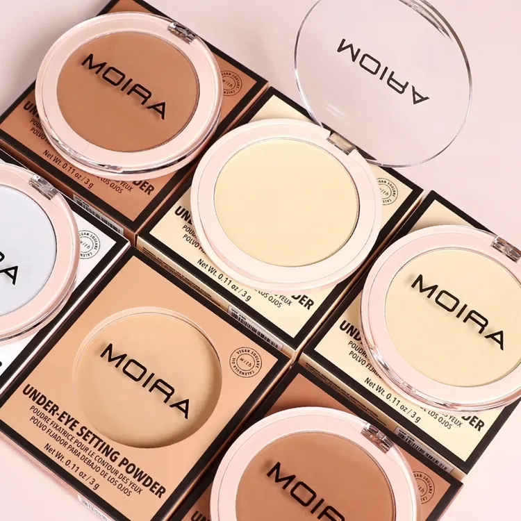 MOIRA保税直发眼下眼周定妆蜜粉饼细腻轻薄柔焦提亮雾面不卡粉