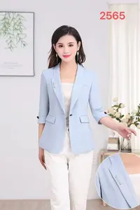 【YY718】春秋气质时尚西装外套女修身薄款职业装