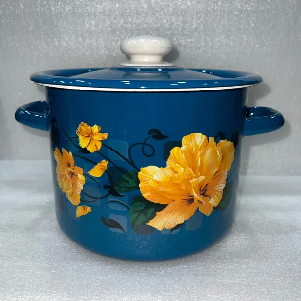 乌克兰原装进口4.5升双耳锅大容量炖锅储物煲汤锅加厚家用通用灶