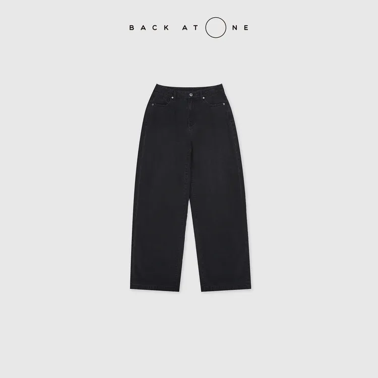 BACKATONE“我型我塑”莱赛尔夹棉小弯刀显瘦牛仔裤 BFF-2DI138N-K