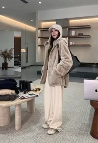 AMAZING IN 西班牙进口羊皮皮毛一体皮草外套A251126-AI5BDFU5264