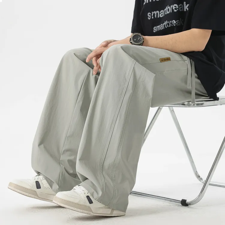 BUNO官方正品猎璞新款男士休闲裤夏季薄款裤子直筒轻薄防晒透气弹