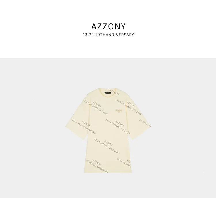 YYL 奶酪字母短袖  2025秋款上新autumn  QTWJ2504018