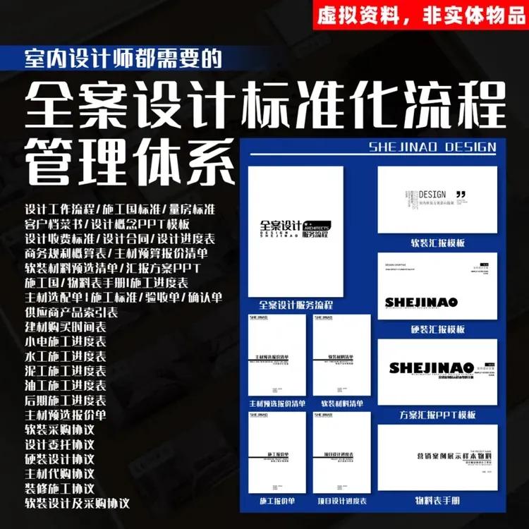 全案设计标准化流程管理设计