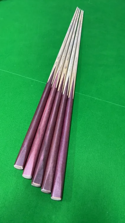 实木紫心木公杆免漆原木台球杆中八九球杆球房公杆