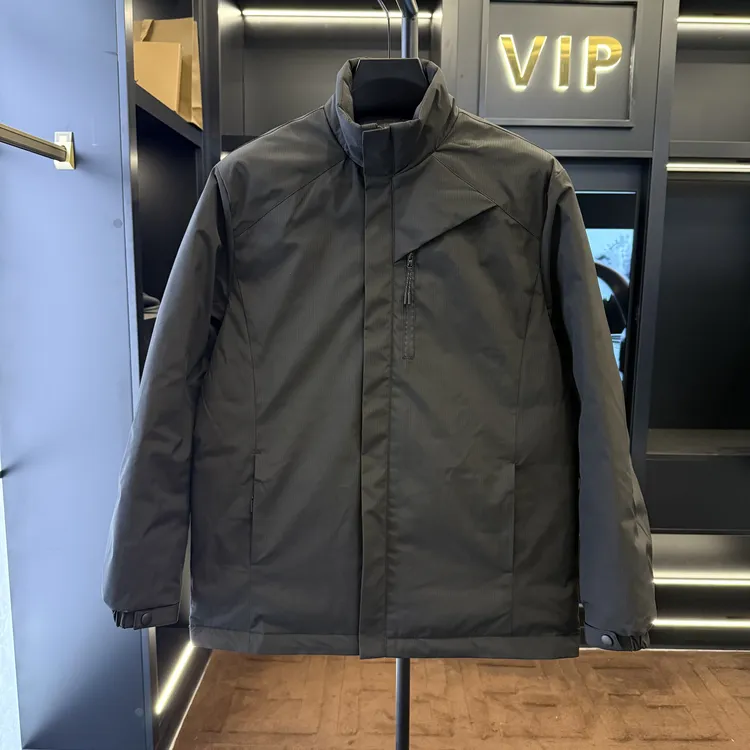 冬季新款男装长袖立领棉衣款保暖休闲夹克时尚男士商务雅痞修身型