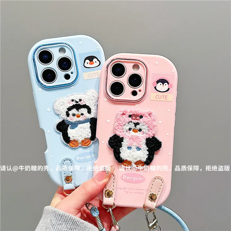 金属小胖妹适用苹果17/iPhone/华为荣耀/VIVO/OPPO/小米手机壳潮