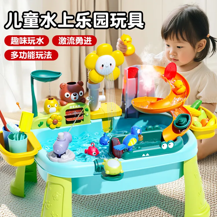 儿童过家家洗碗机玩具循环出水电动仿真水龙头早教厨房生日礼物