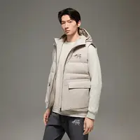 ECCO×白山联名系列 25新户外防水轻量羽绒马夹外套男款 EW253J024