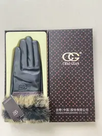 真皮羊皮加绒加厚女款保暖手套冬季