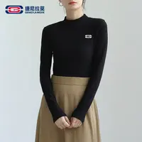 【敖瑞鹏代言】【赠小卡】捷尼拉莫内搭半高领秋冬休闲长袖T恤打底衫
