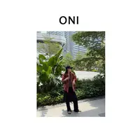  OUNI “ 云漫山岗 “ 东大门AT新款 ~ 安哥拉红格子衬衫