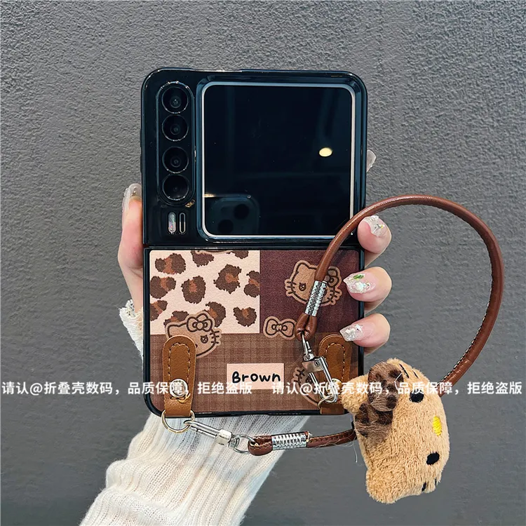 （华为PURAX系列)金属折叠皮纹适用华为PURAX手机保护壳防摔爆款潮