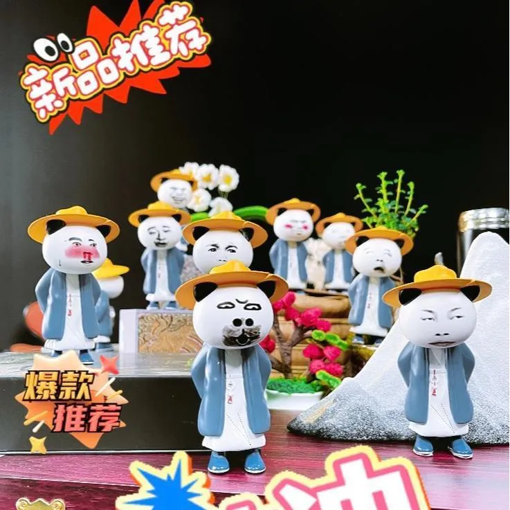 虾仁摆件送礼物全套手办桌面摆件立体公仔高颜值卡通动漫周边商品图