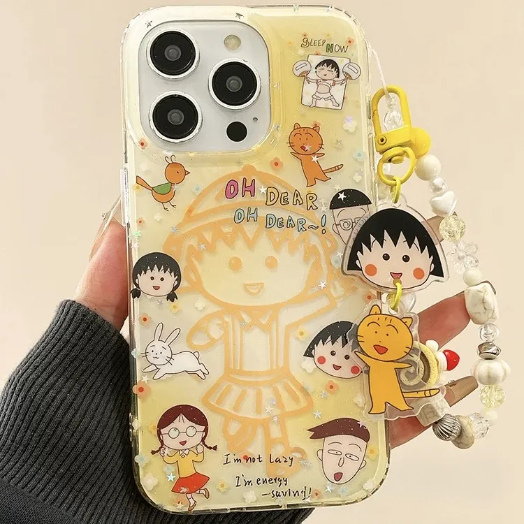 少女小丸子适用苹果iphone小米15promax防摔vivo华为oppo手机壳女