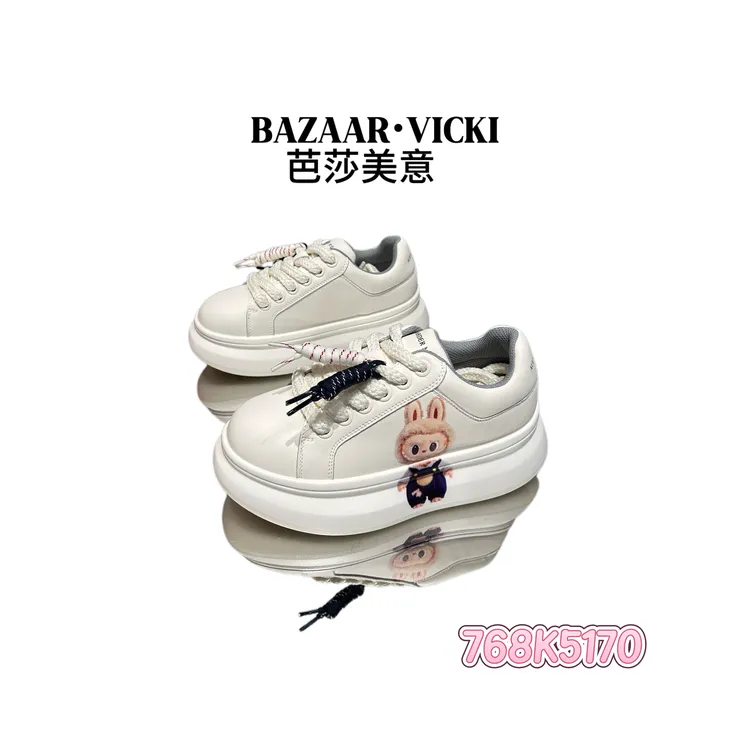 BAZAAR VICKI/芭莎美意768K5170休闲平跟学院风运动鞋时尚休闲鞋