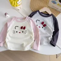 女童长袖T恤春秋款2025新款洋气儿童上衣宝宝衣服秋装童装打底衫