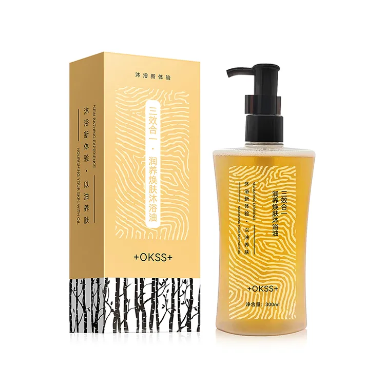 +okss+奢养三效合一沐浴油焕肤滋养温和香氛润肤嫩滑留香美肌