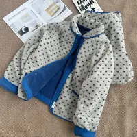 ［家淇定制］百搭修身显瘦时尚复古翻领保暖两面穿家居服两件套7037