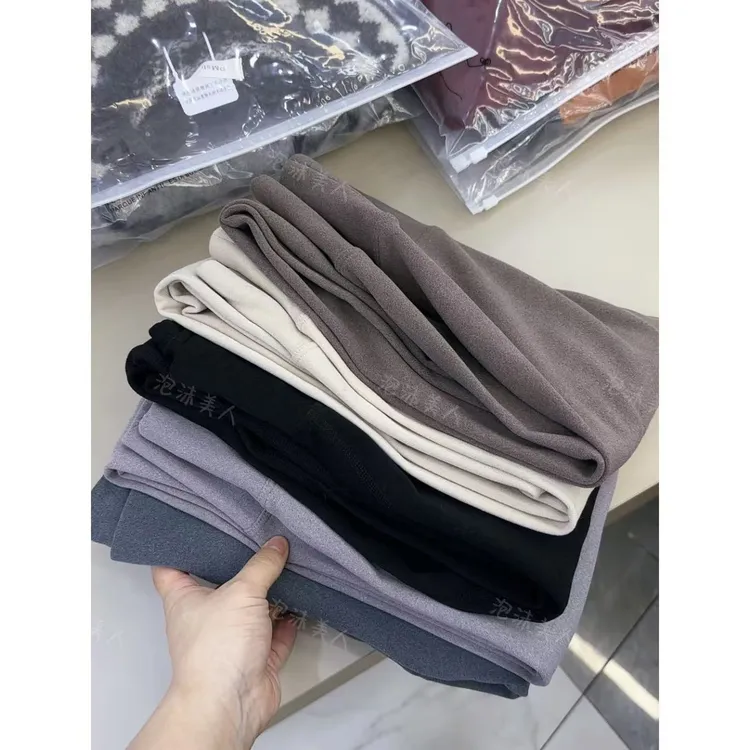 石墨烯暖暖裤」蓄热巨保暖！护腰双面绒石墨烯发热高腰保暖打底裤