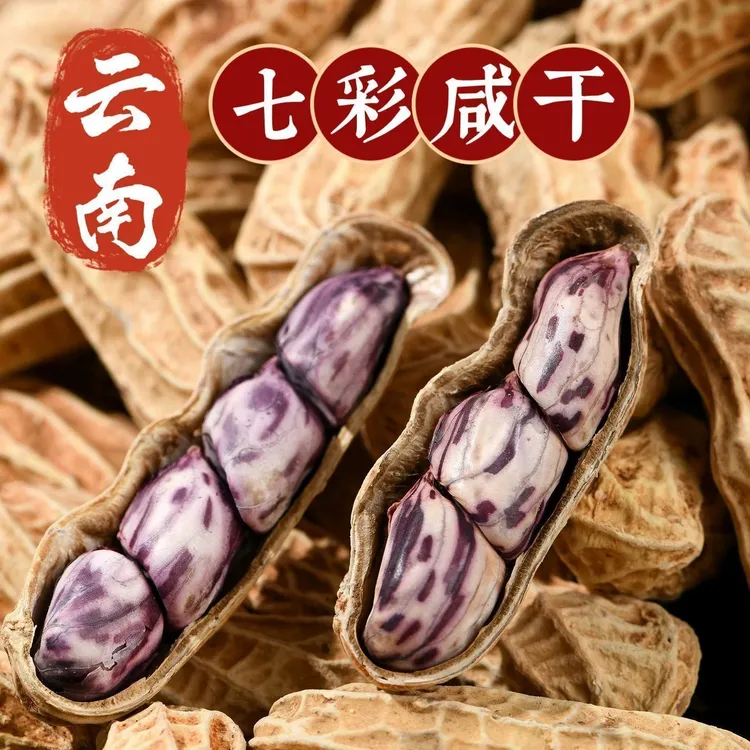 七彩花生25年A货新货龙岩七彩花生香脆追剧休闲零食