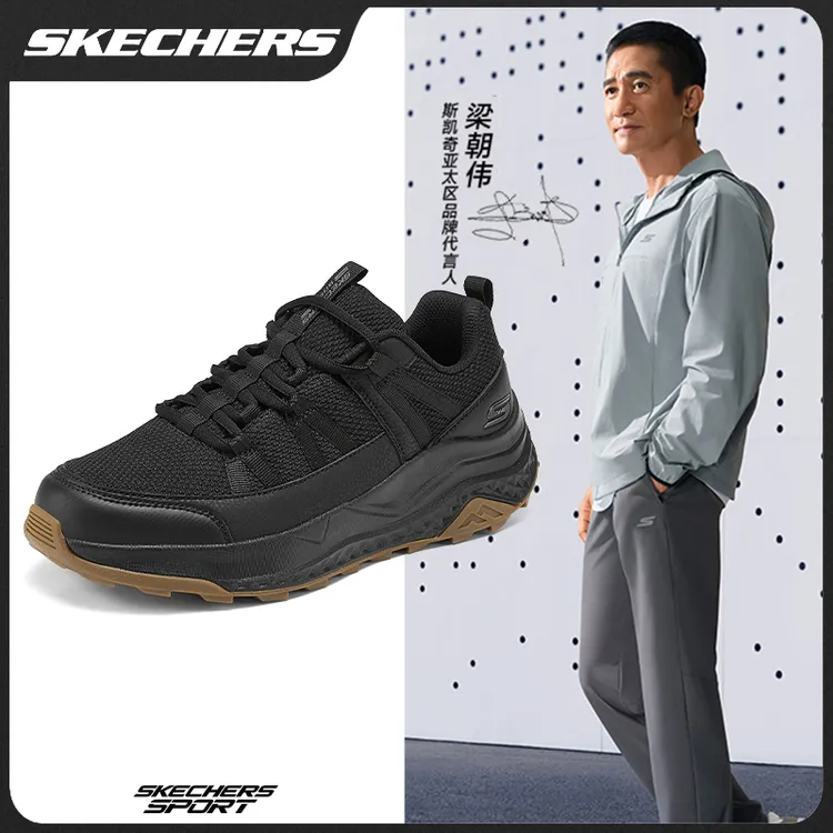 【加厚保暖】斯凯奇秋冬款男鞋耐磨防滑运动鞋百搭休闲跑鞋118123