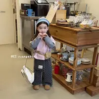 女童2025秋季新款韩版休闲T恤HS63004 裤子HS63005