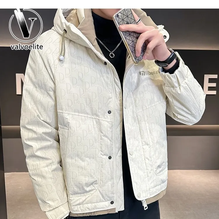 VALVOELITE连帽羽绒棉服外套男新款冬季加厚保暖户外冲锋衣工装潮