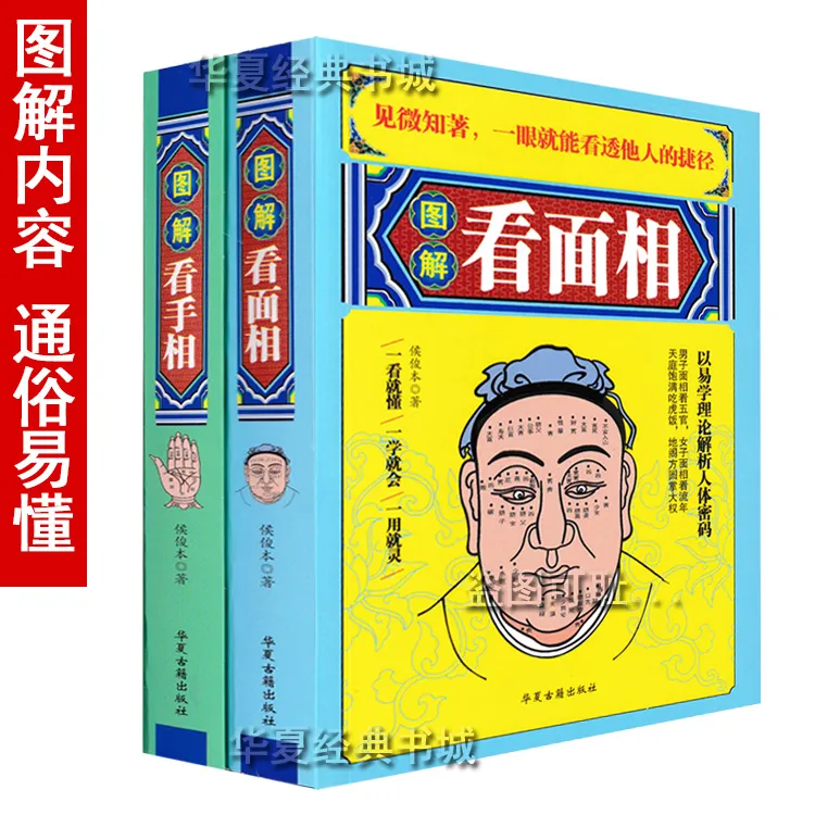 图解手相面相全书大全看手相看手纹婚姻预测学入门命理书籍