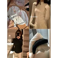 孟婆家【绒绒lu系】原包装！秋冬一体磨毛绒收腰立领外套～130