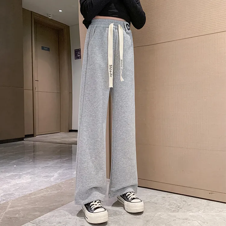 儿童冬装2025大女童装加绒裤子一体绒秋冬款运动卫裤冬季6-12岁15