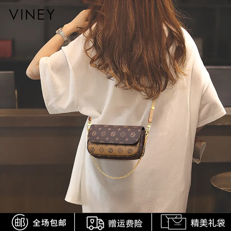 Viney包包女士2025新款斜挎小包链条包女包生日圣诞礼物送女生