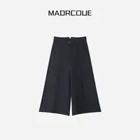 MADRCOUE 高腰小三角直筒显瘦七分裤603327