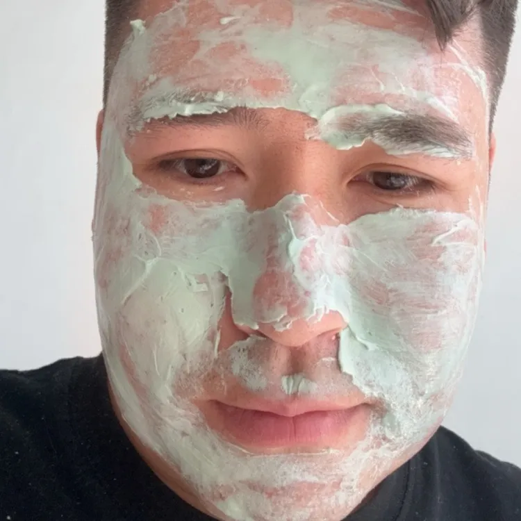 绿茶清洁泥膜深度清洁毛孔去黑头粉刺祛痘补水保湿涂抹面膜
