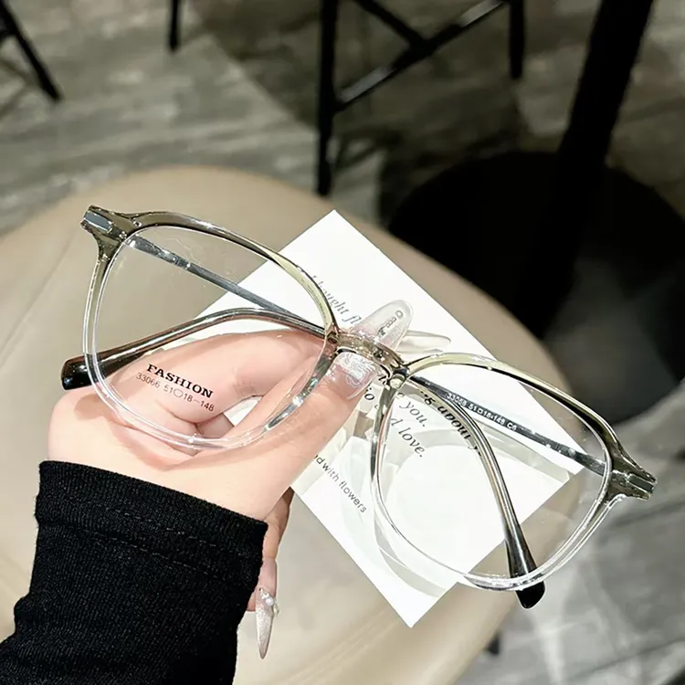 33066网红多边形镜框时尚百搭佩戴方便近视眼镜个性素颜眼镜韩版