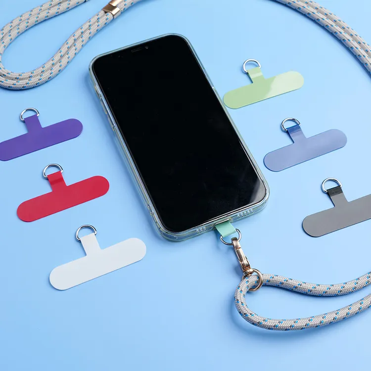 手机挂绳垫片固化布贴片 diy饰品配件结实耐用防丢手机壳夹片便携