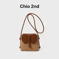 南风Chio2nd水桶包小象编织包包女
