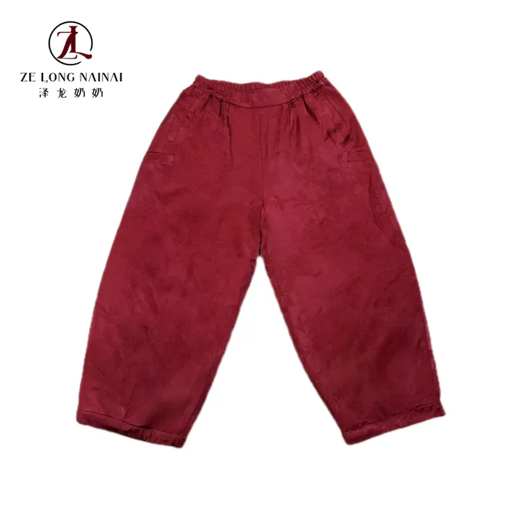 518新款时尚提花棉裤