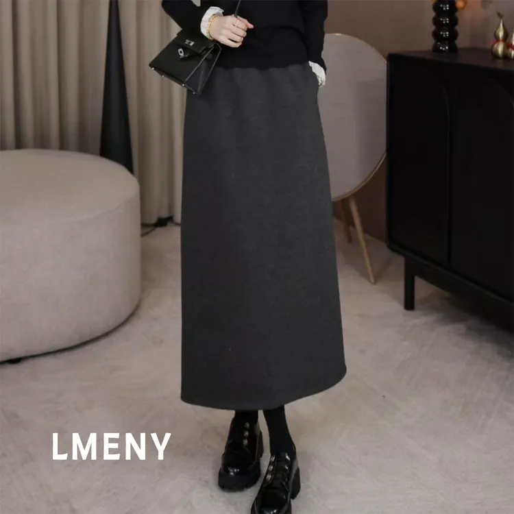 LMENY“醋酸羊毛裙”口碑实力款！双版本直筒醋酸羊毛半身裙25DQ001