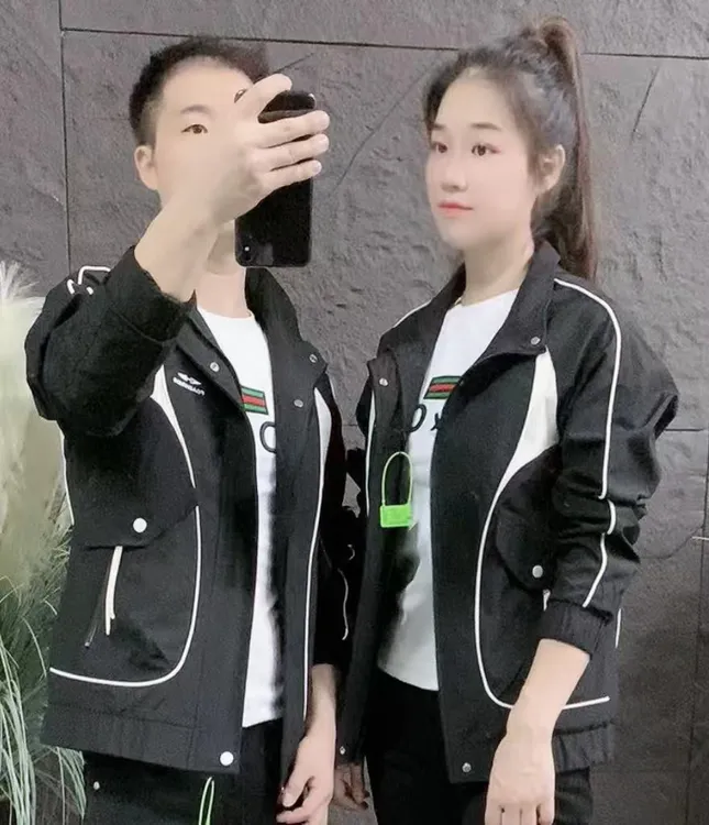 情侣同款外套春秋款立领2136夹克潮流修身帅气潮港风个性时尚青春