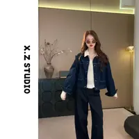 X.ZHEN【复古蓝口袋牛仔外套】早秋酷飒风女装高级感出游服装女时尚